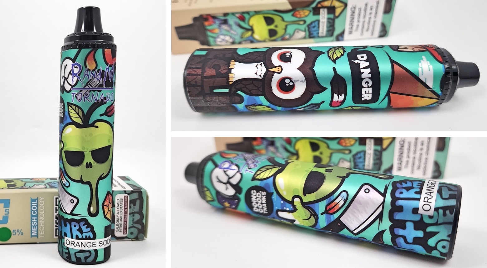 RandM Tornado 6000 Vape &ndash; Appelsin Brus: En sprudlende smaksopplevelse for den moderne vaper