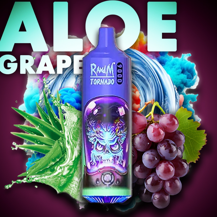 Opplev RandM Tornado 9000 Puffs Vape Pod - aloe drue: En Smaksrevolusjon