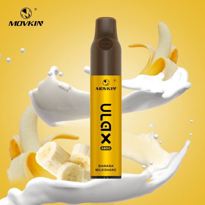 RandM Movkin Ulax 6800 (keramisk spole) Vape - Banan Milkshake: En Smaksrevolusjon for Norske Vapers