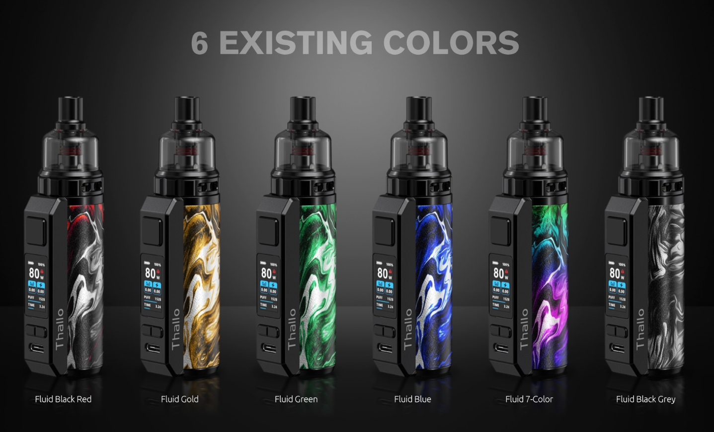 Smok Thallo Vape Kit - flydende bl&aring;: En farverig revolution inden for vaping i Danmark