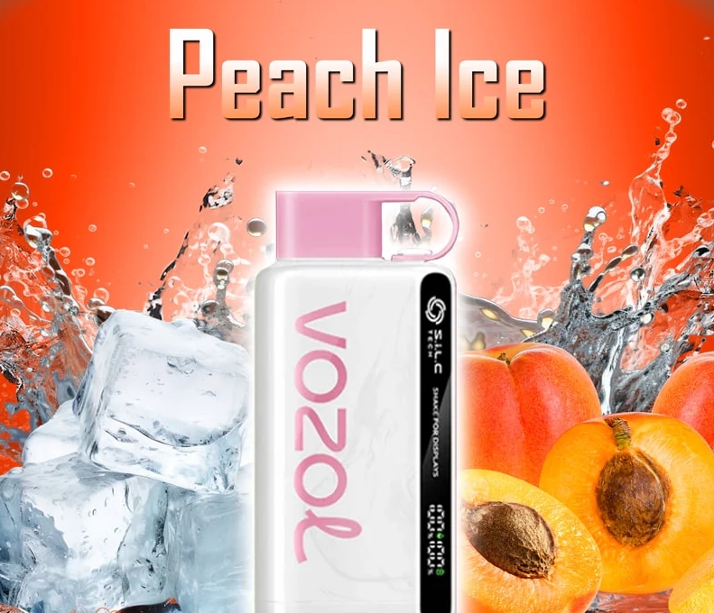 VOZOL STAR 9000/12000 Puffs Vape - Fersken Is: En Smaksrevolusjon for Dampere i Norge