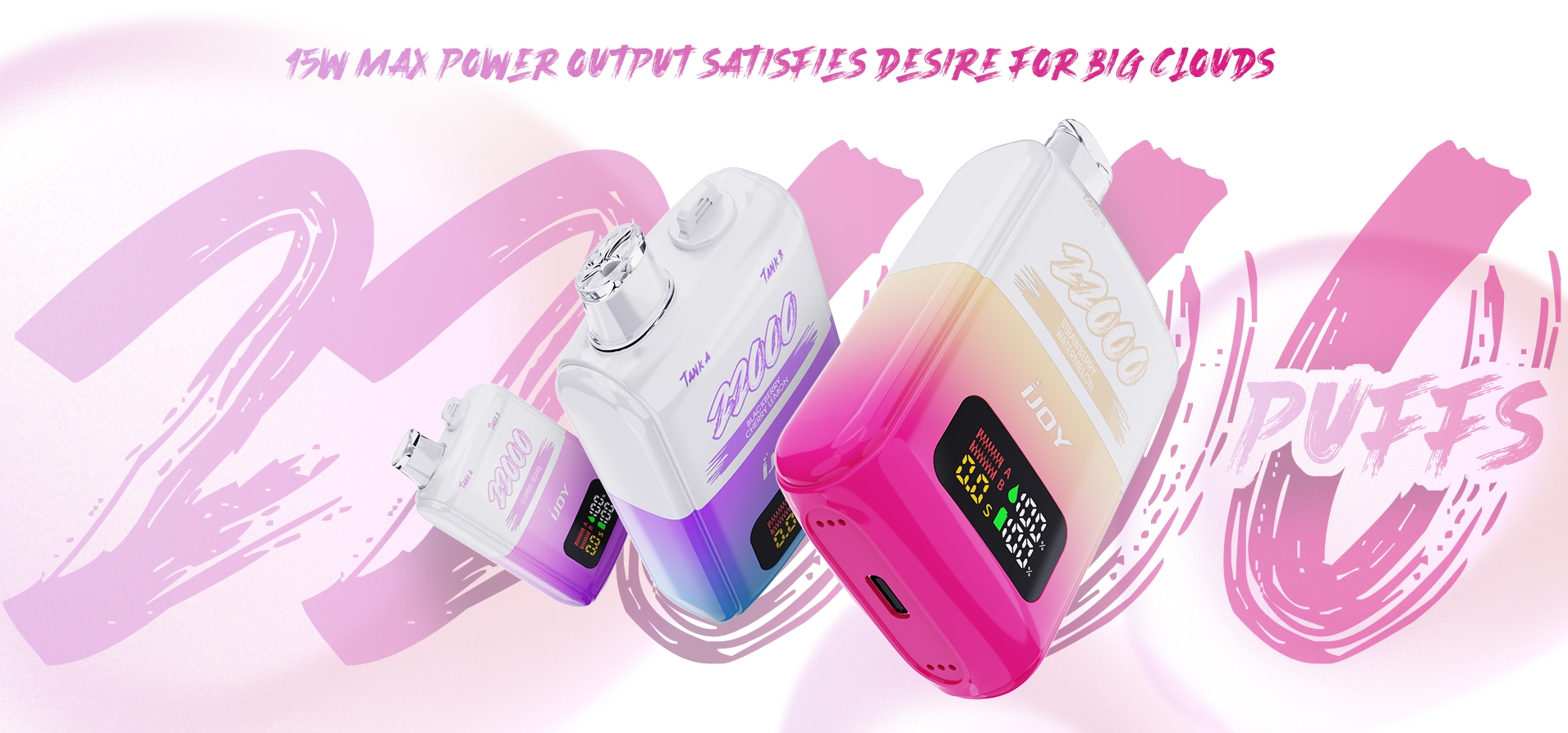 iJOY SD 22000 Puffs Engangs Vape &ndash; Kirseb&aelig;rb&aelig;r: En ny generasjon dampopplevelse