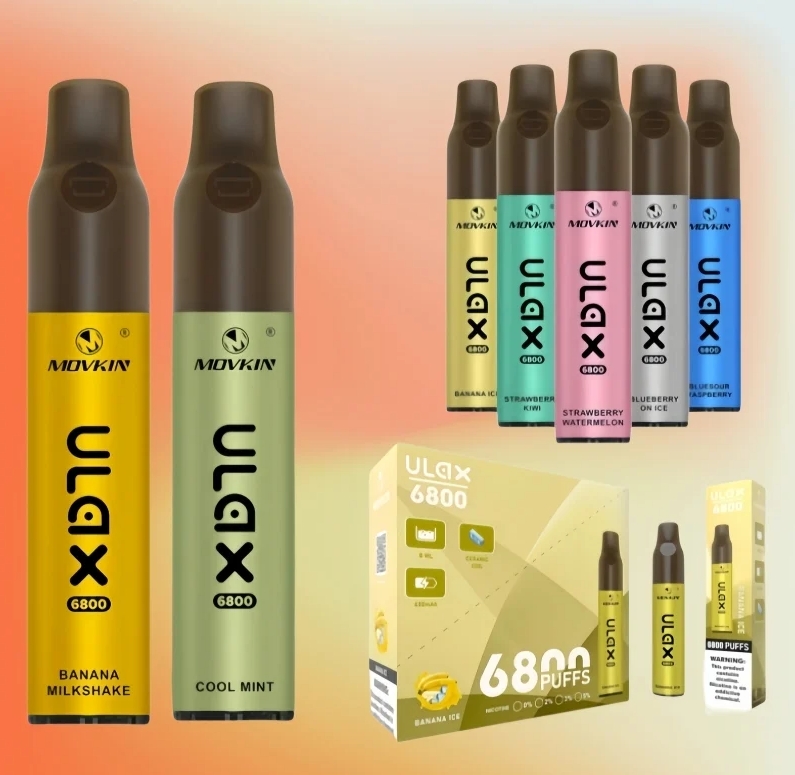 RandM Movkin Ulax 6800 (keramisk spole) Vape - Banan Milkshake: En Smaksrevolusjon for Norske Vapers