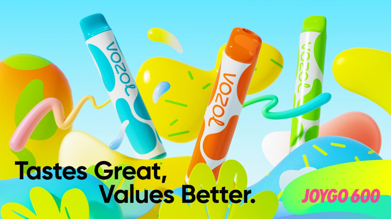 Opplev Den Ultimate Surs&oslash;te Sommeren: VOZOL JOYGO 600 Puffs i Den Elektriserende Aromen 