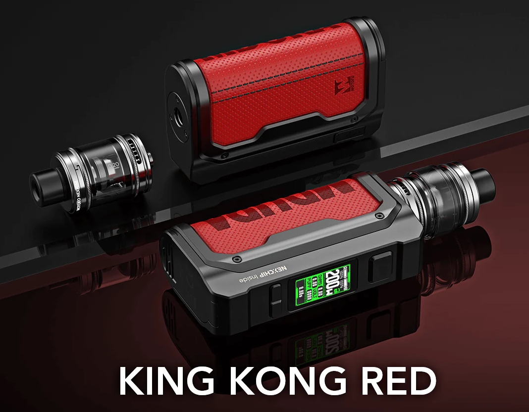 Wotofo MDura Box Mod Kit Vape - King Kong R&oslash;d: En Kraftfull og Stilfull Vapingopplevelse