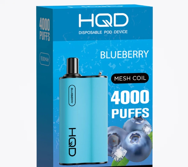 HQD BOX 4000 Puffs Vape - bl&aring;b&aelig;r: En Smakfull Revolusjon i Norges Vaping-Verden
