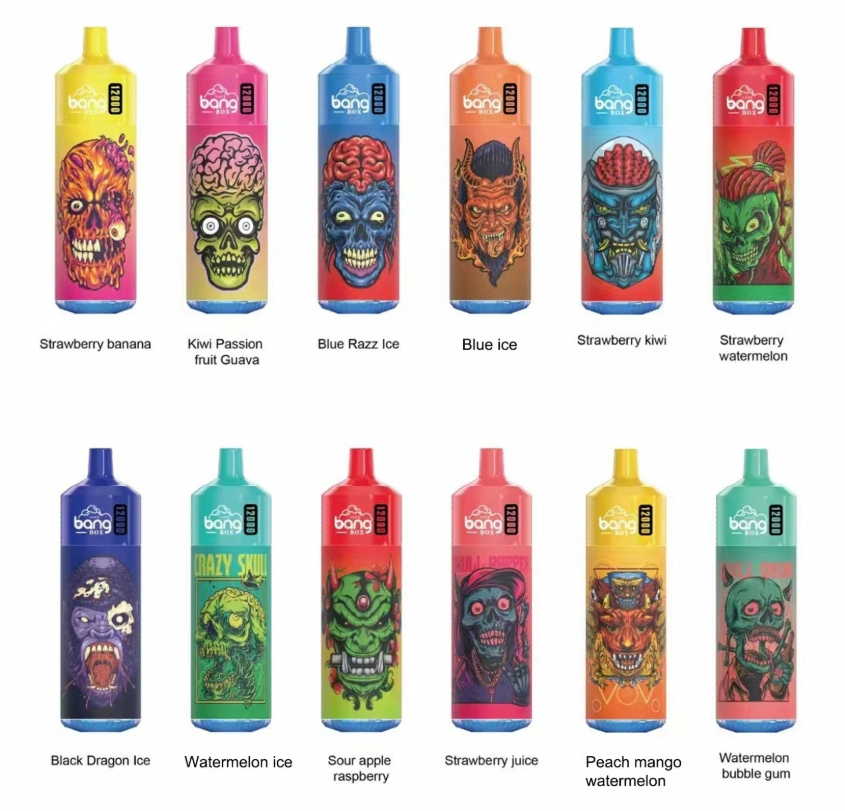 Bang Box 12000 Puffs RGB Light Vape - Bl&aring; Razz Is: En Smakfull og Stilfull Revolusjon i Norsk Vaping