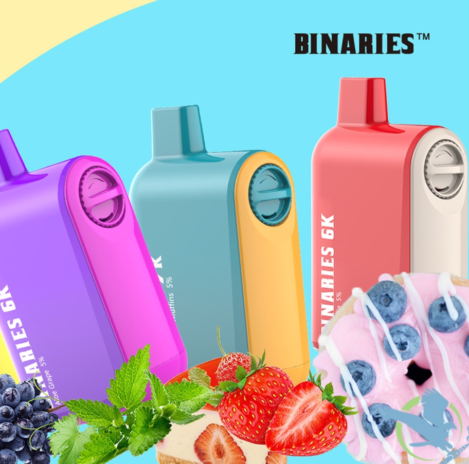 HorizonTech Binaries 6000 Puffs Vape - vannmelon is: Den ultimate vape-opplevelsen for 2025