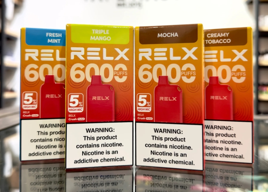 RELX Crush Pocket 6000 Puffs Vape - Trippel Mango: En Eksplosjon av Tropisk Smak i Norges Vape-Marked i 2025