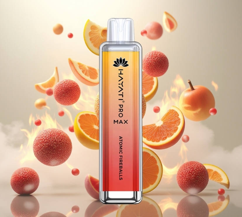 Hayati Pro Max 4000 Puffs Vape - Atomiske Brannkuler: Den Ultimative Opplevelsen av Smeltende Godhet